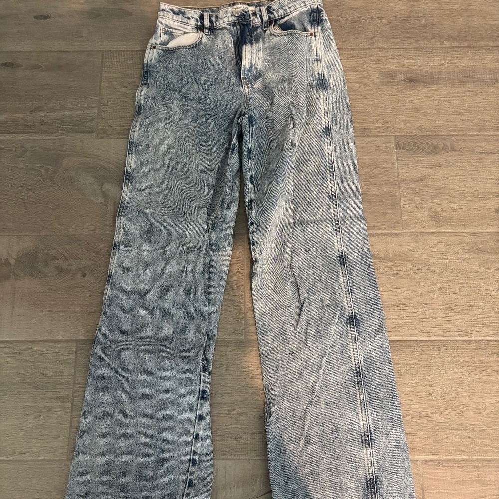 Pacsun high waisted baggy acid wash jeans